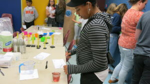 Exploring the scientific process at Teen Nights Scientific Feature at The Bishop Museum of Science and Nature