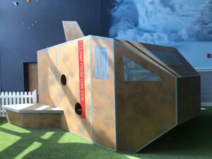 Image of the Mosaic Backyard Universe at the Bishop Museum of Science and Nature.