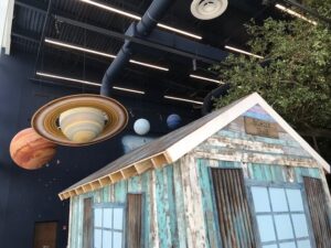 Image of the Mosaic Backyard Universe at the Bishop Museum of Science and Nature.