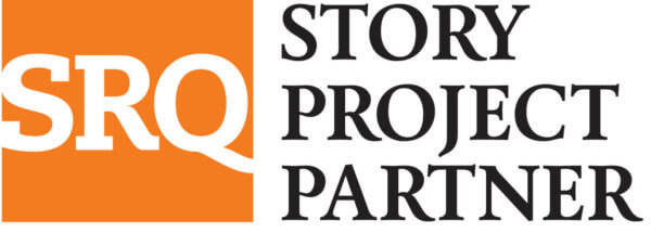 Logo for SRQ Story Project Partner.