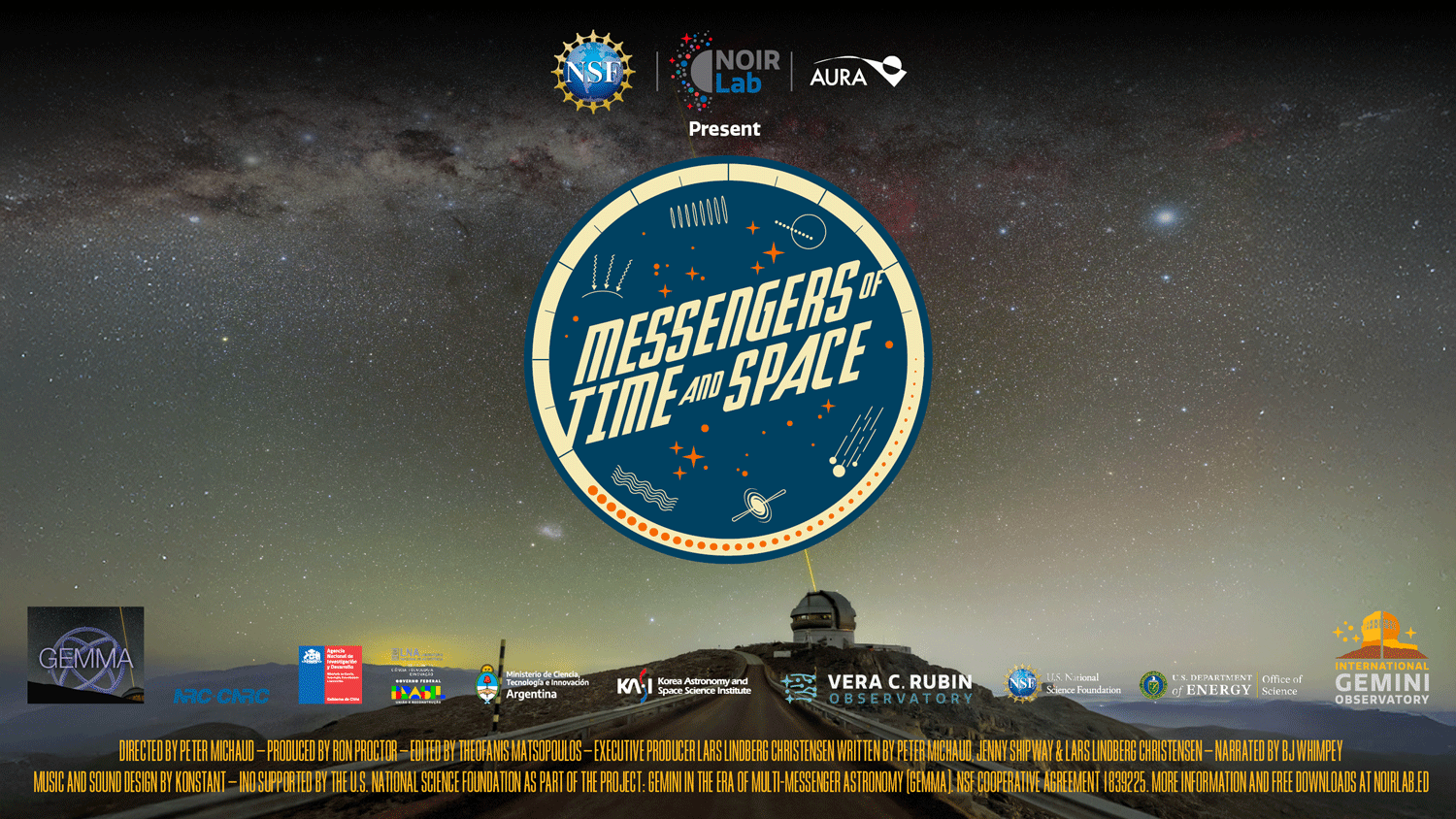 Poster for the "Black Holes" planetarium show at the Bishop Museum of Science and Nature.