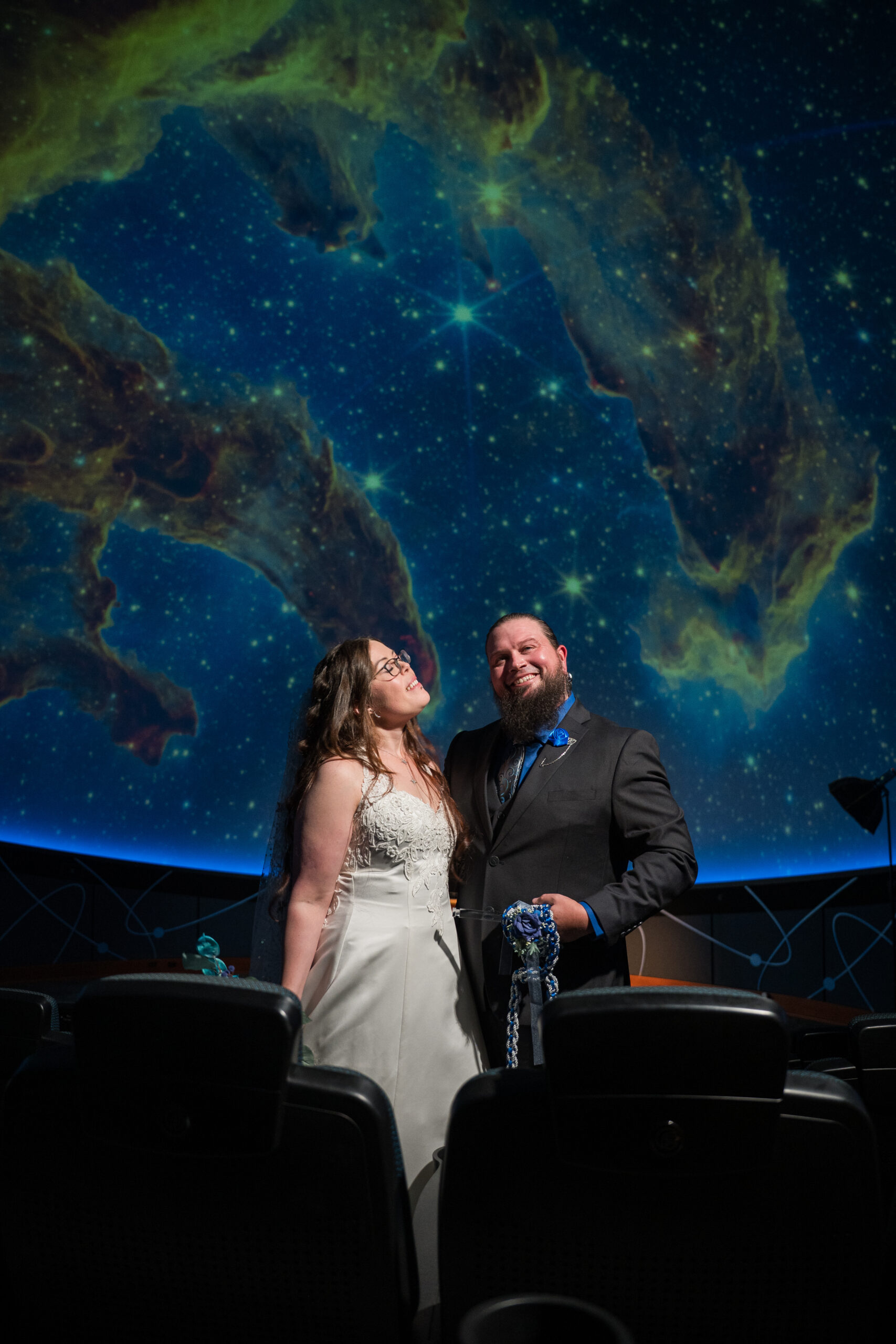 Planetarium wedding
