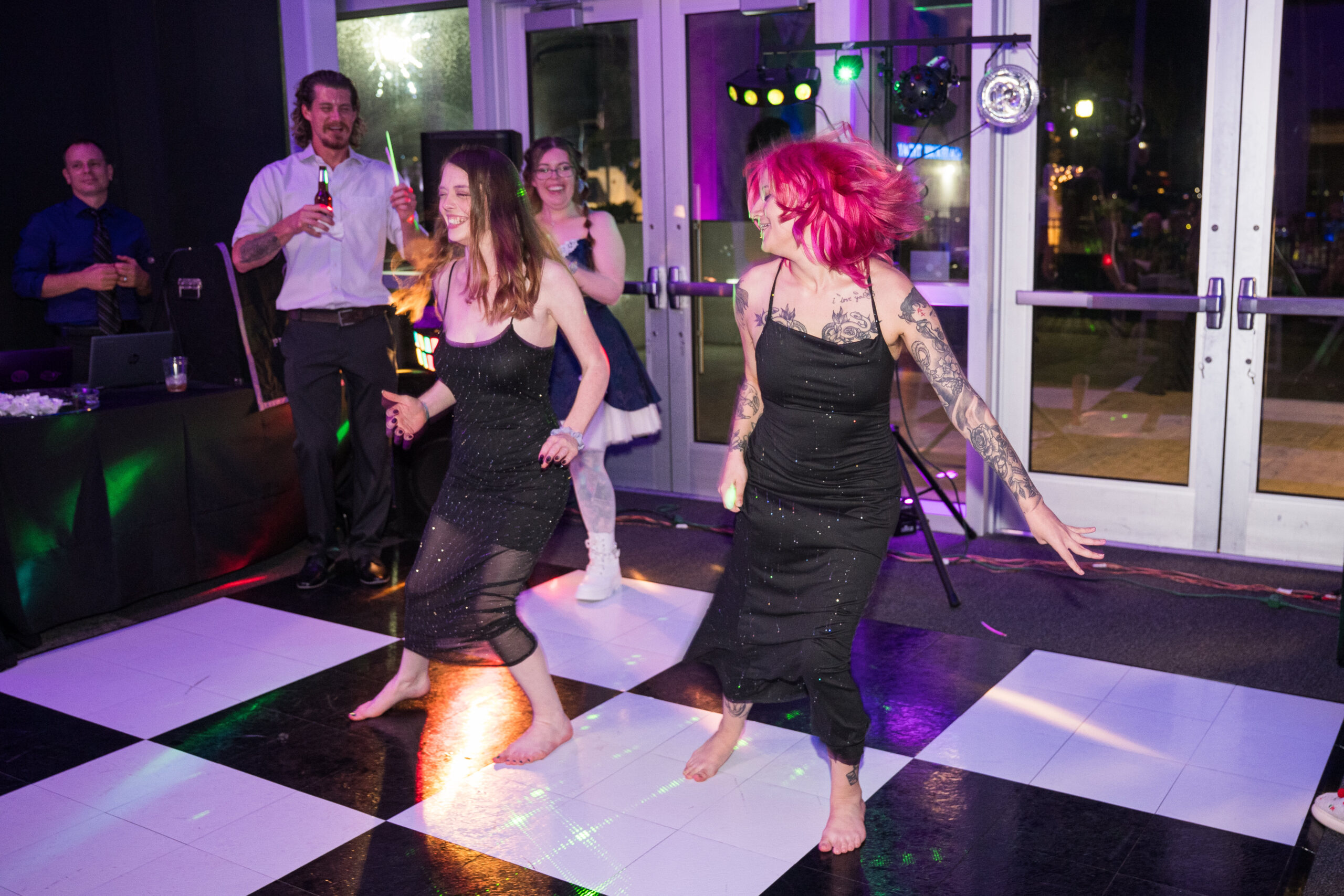 Image of an event setup in Gallery 3 at the Bishop Museum of Science and Nature.