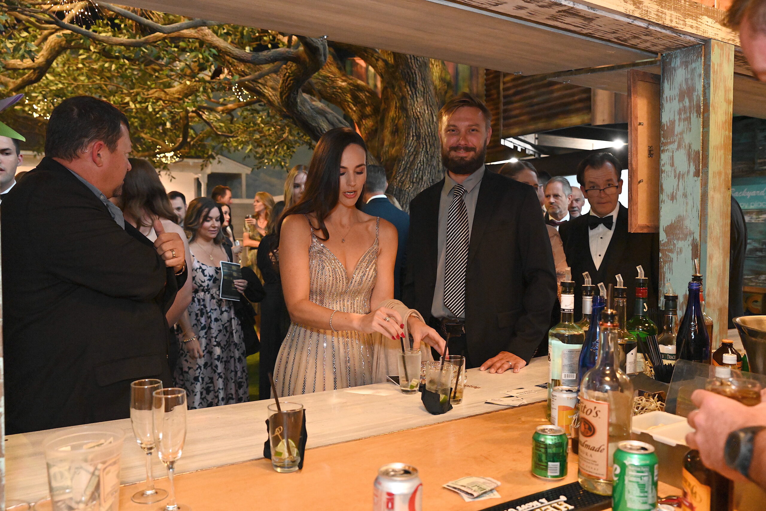 Image of an event setup in the Mosaic Backyard Universe at the Bishop Museum of Science and Nature.
